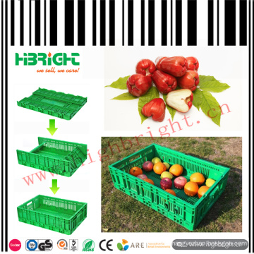 Vegetable and Fruit Folding Plastic Crates